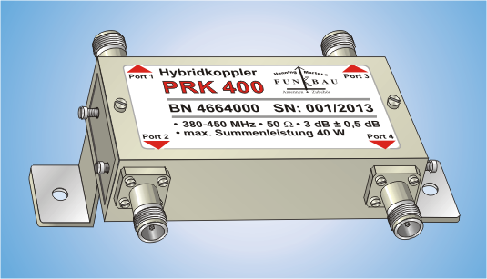 PRK 400, 3 dB Hybrid Coupler for TETRA