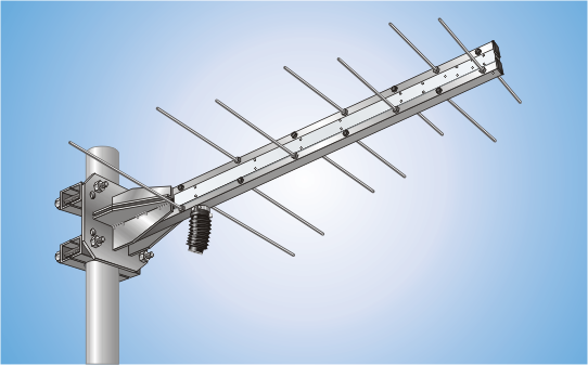 SP7 log DAB, log.-period. Directional Antenna